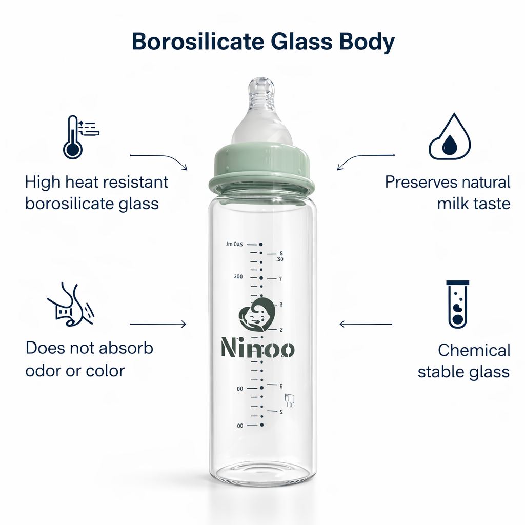 Ninoo Glass Bottle - 120 ml