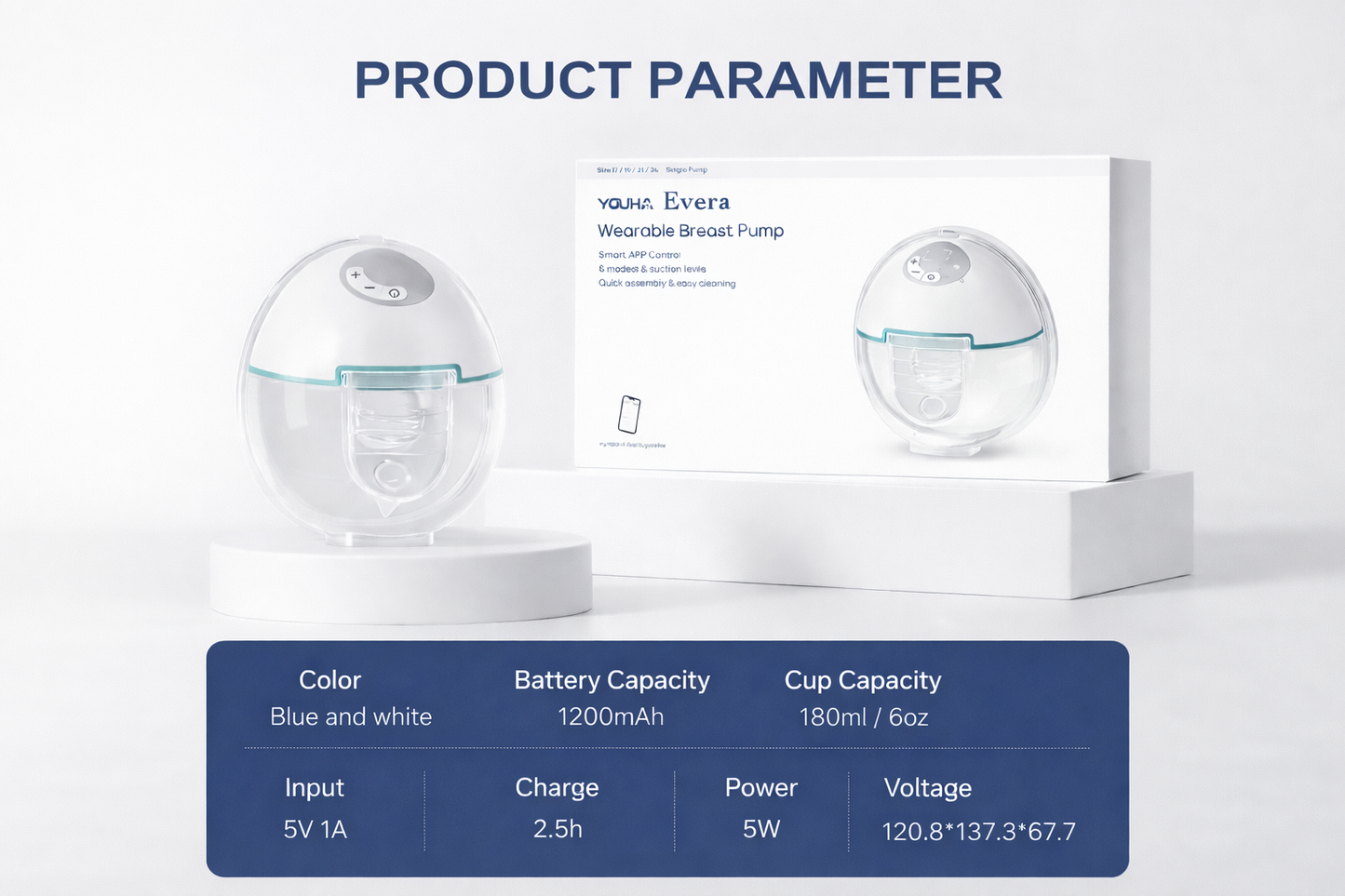 YOUHA Evera Duo – Double Wearable Breast Pump