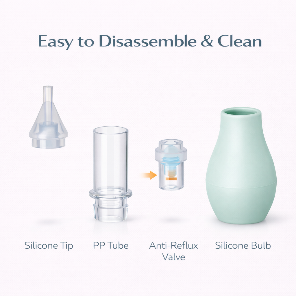 Ninoo baby nasal aspirator set (manual)