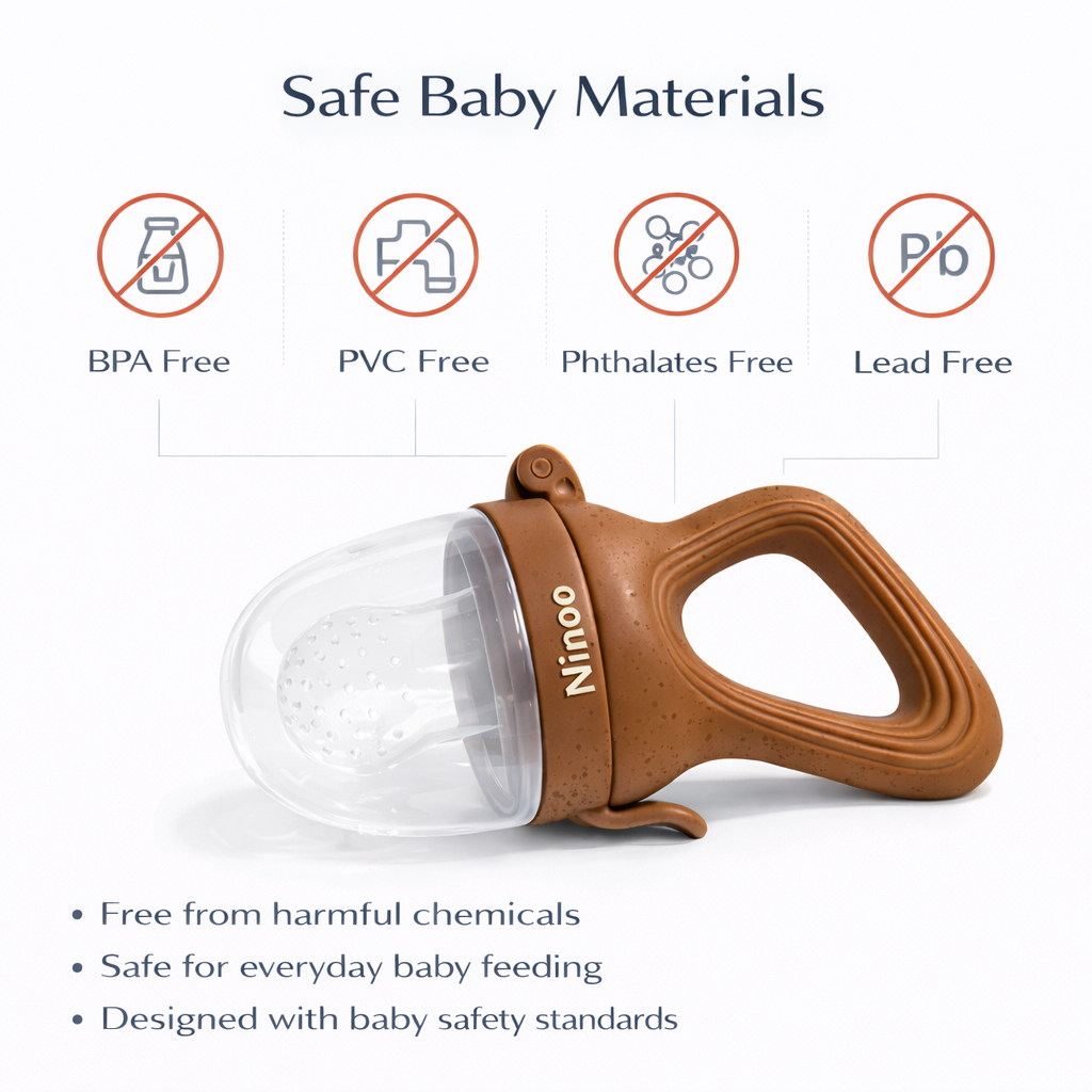 Ninoo baby feeding pacifier brown color