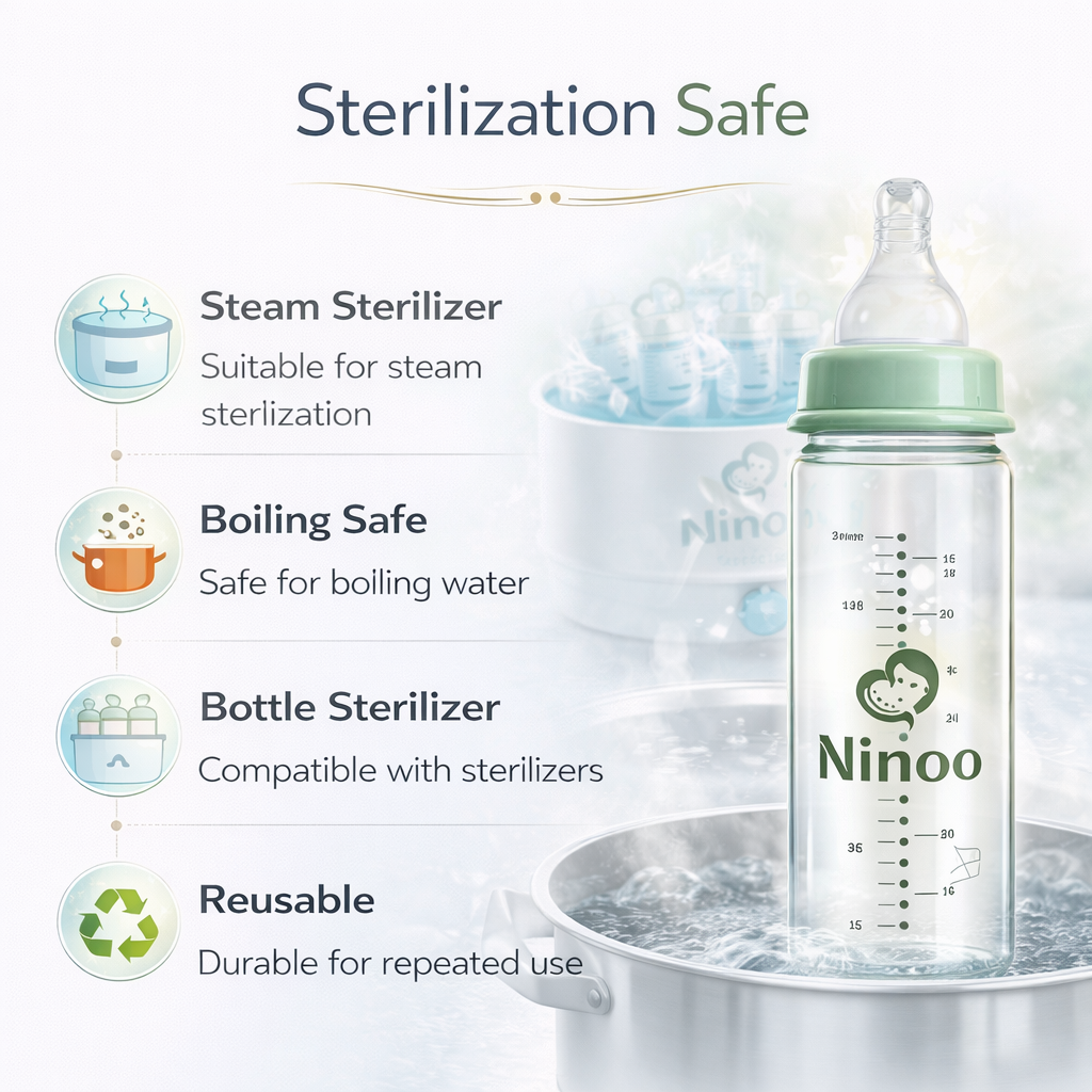 Ninoo Glass Bottle - 120 ml