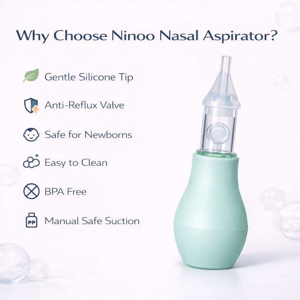 Ninoo baby nasal aspirator set (manual)