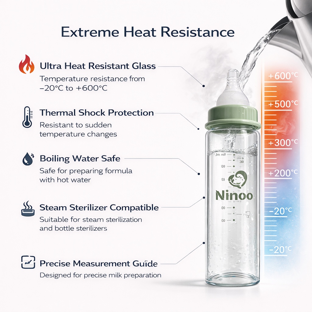 Ninoo Glass Bottle - 120 ml