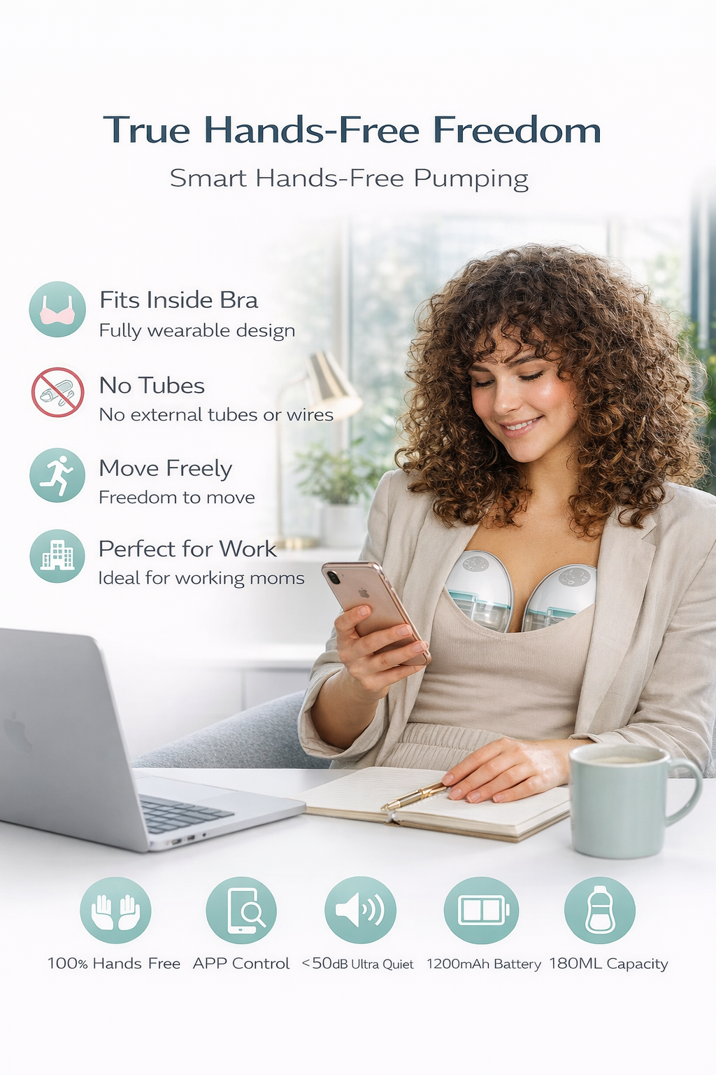 YOUHA Evera Duo – Double Wearable Breast Pump