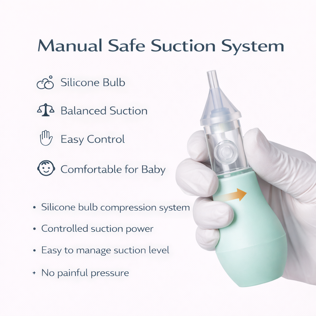 Ninoo baby nasal aspirator set (manual)