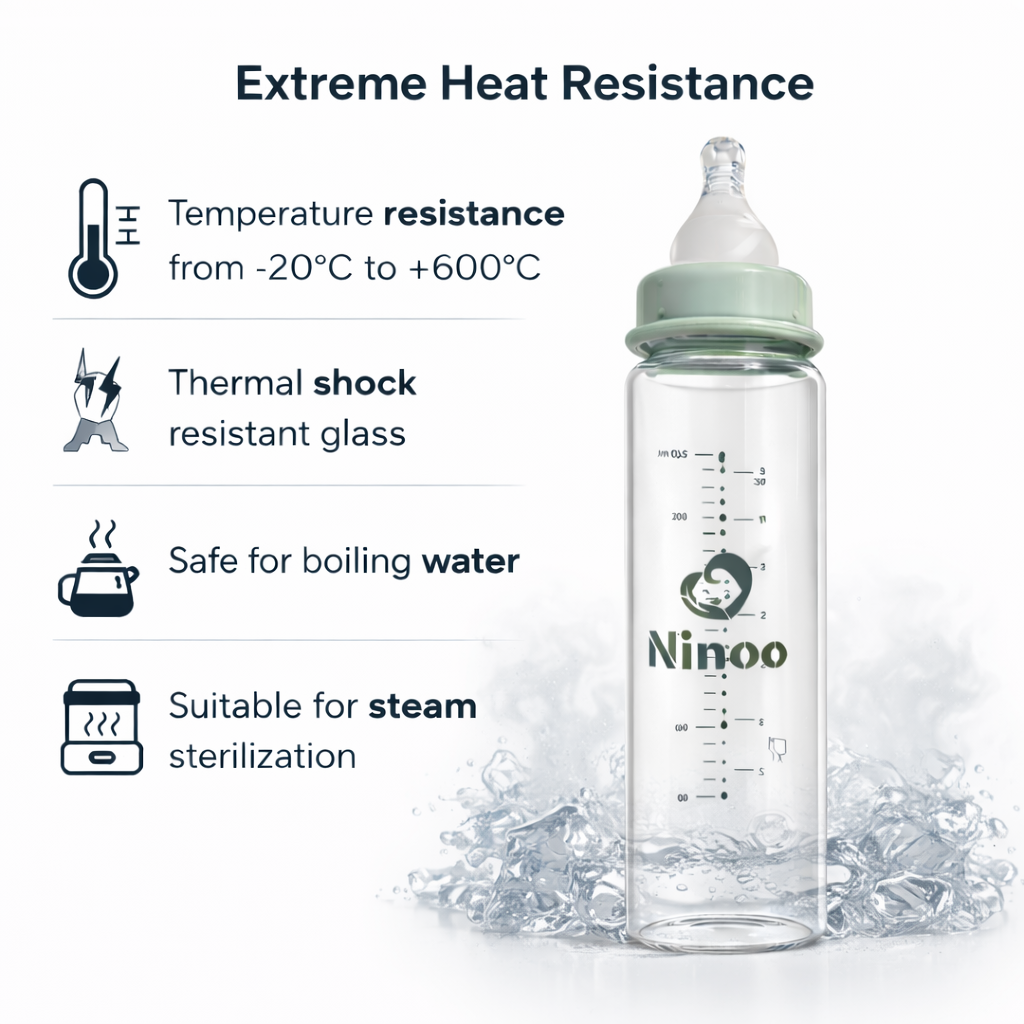 Ninoo Glass Bottle - 120 ml